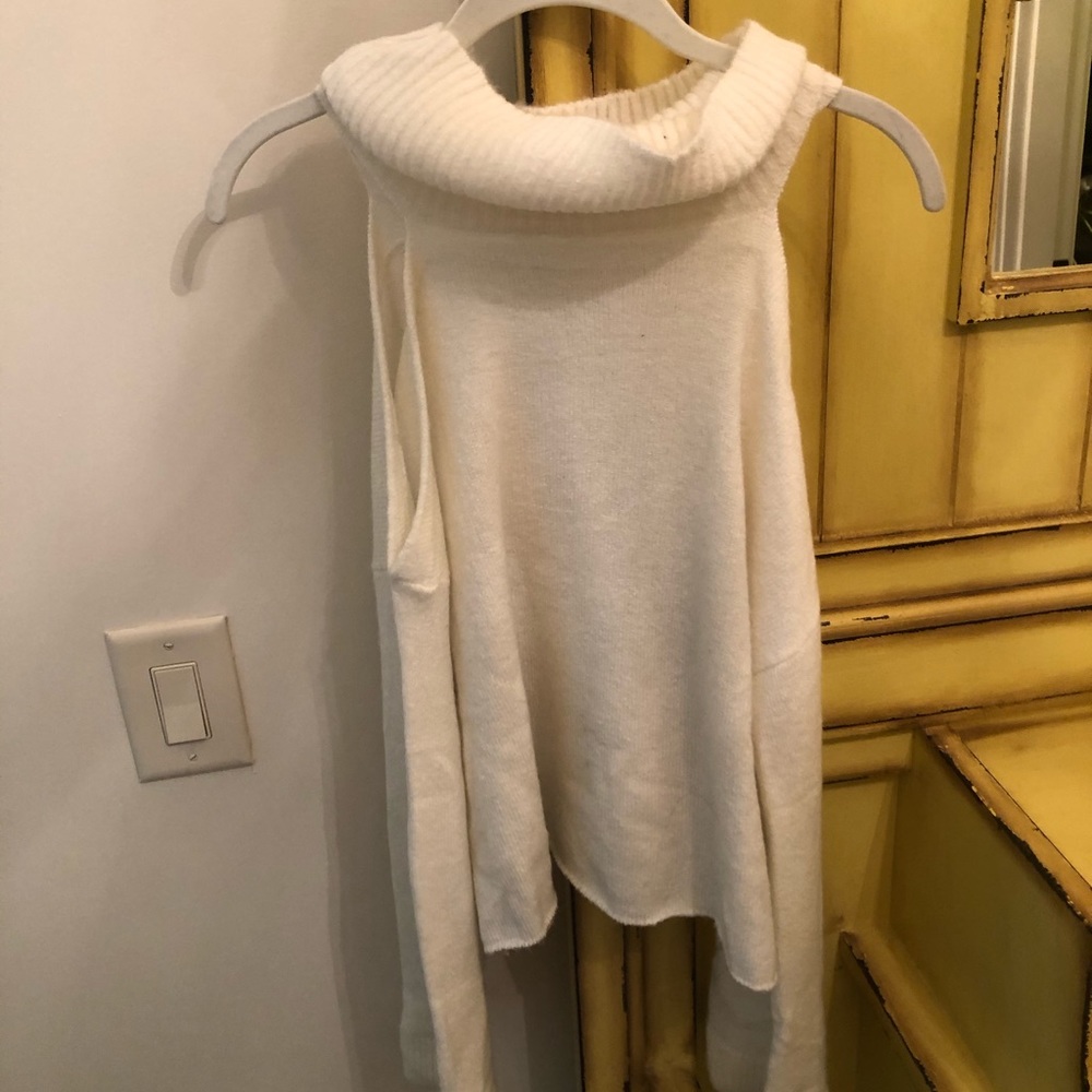 Turtleneck Sweater with Bell Sleeves